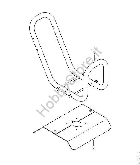 Telaio, riparo BC 230 BC 230 brand Stihl